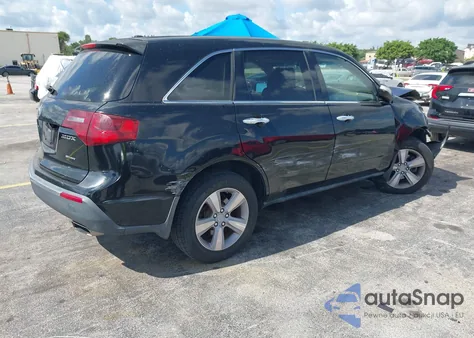 2012 Acura Mdx Technology Package z USA, uszkodzony, nr VIN 2HNYD2H33CH544522